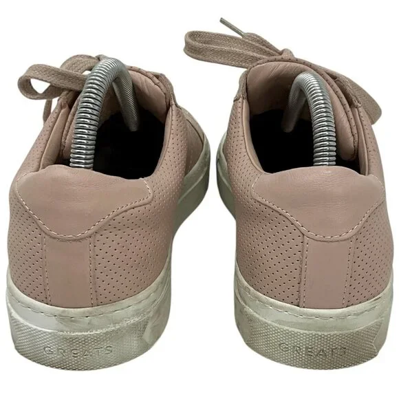GREATS The Royale Sneakers Blush Pink Perforated EUR Size 40 US 9.5 Leather - Picture 3 of 9